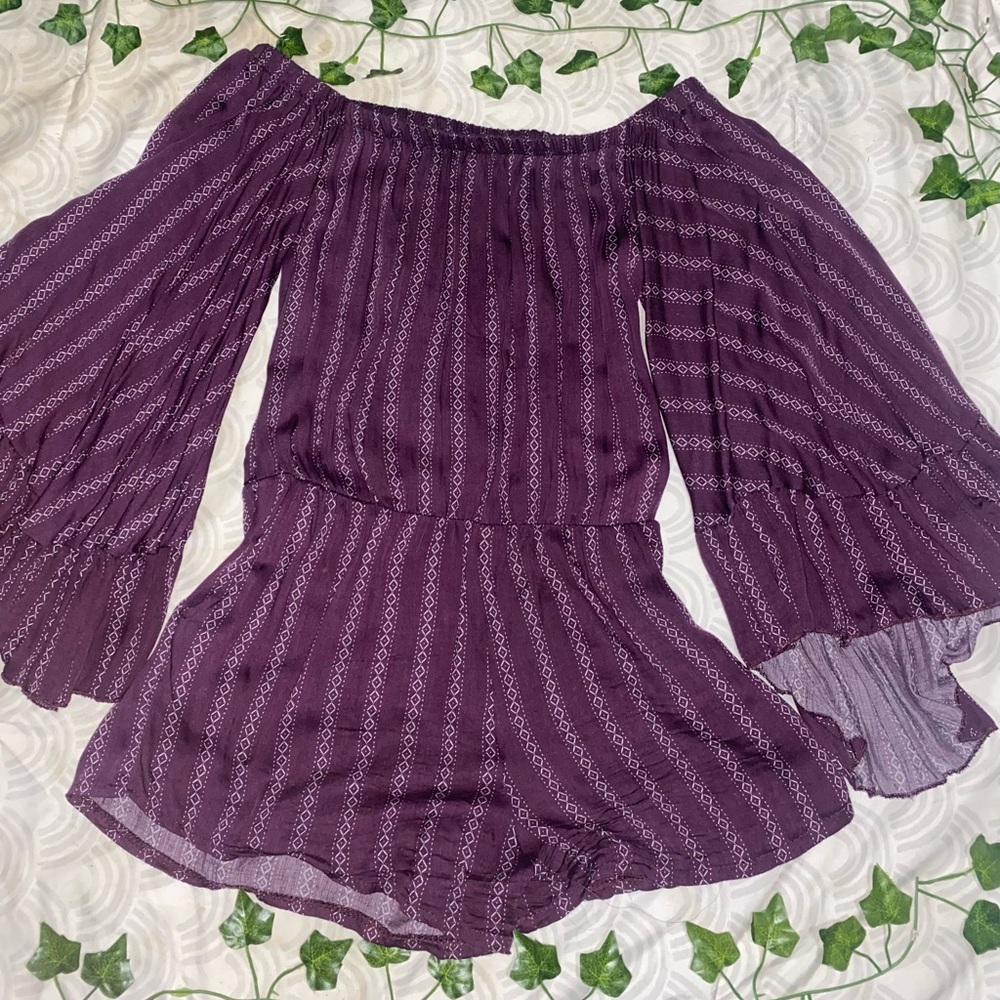 American eagle off the shoulder romper